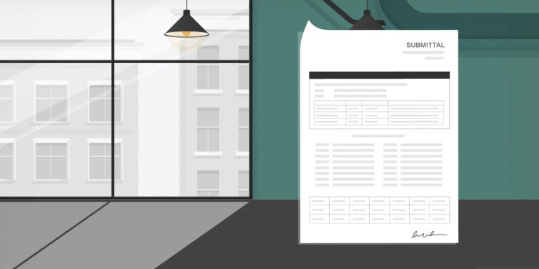 Illustration of a deferred submittals document