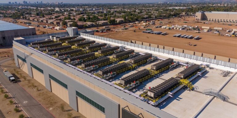 Data center under construction in Arizona.