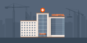 Illustration of a hospital